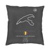 Circuit De Spa - Francorchamps Home Sofa Car Cushion Cover Pillowcase Circuit De Spa Francorchamps Grand Prix Cars Flag Gp Motor