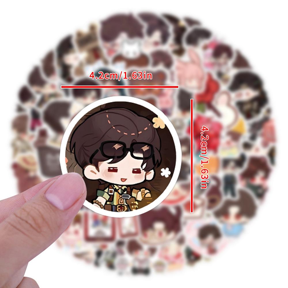 105 New Styles of Land Shen Q Version Graffiti Stickers Decorate Refrigerator Skateboard Water Cup DIY Personalized Stickers