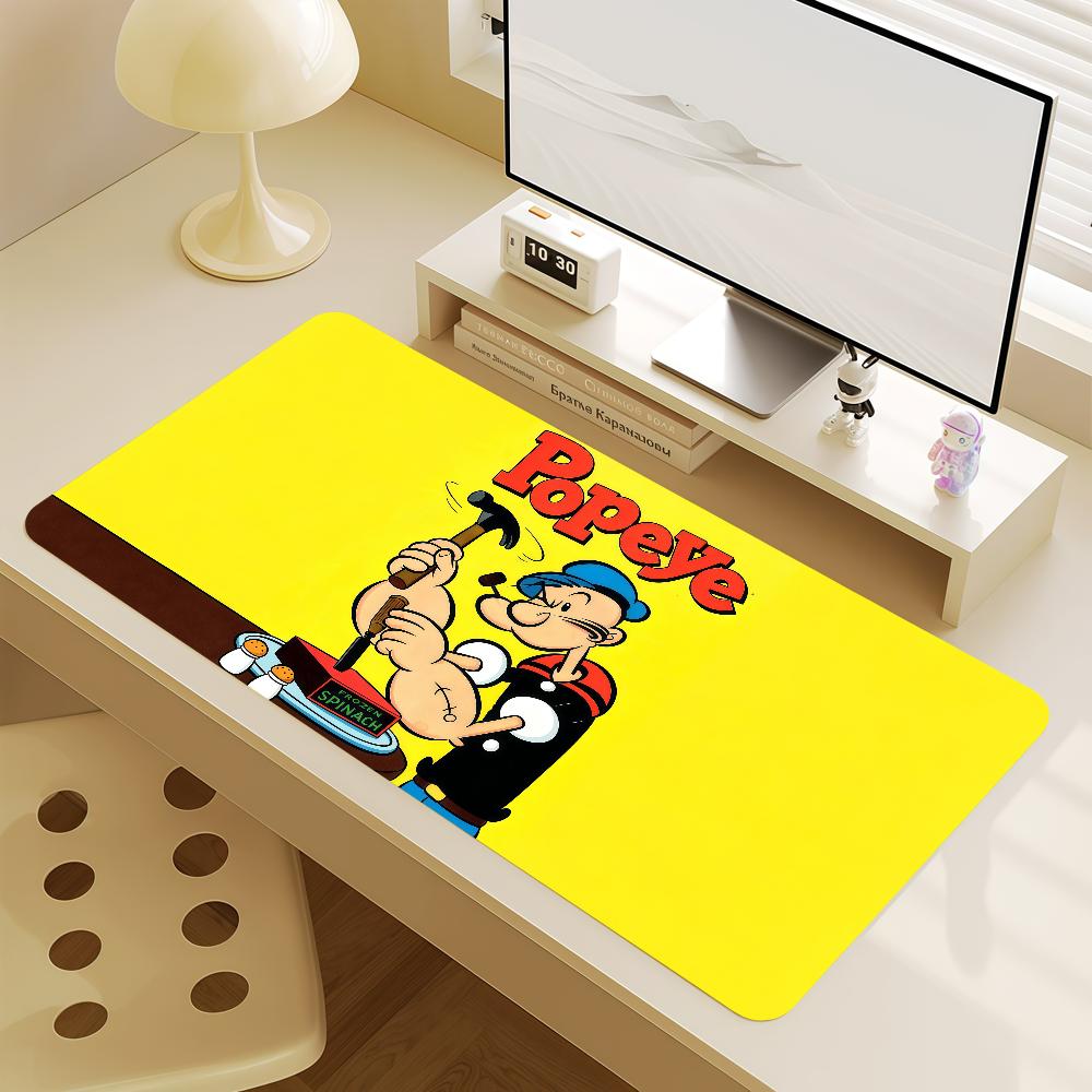 Mouse Pad MousePad Non-slip Lockedge Office Student Gaming Thickened Large P-Popeye Writing Cartoon Pad Cushion