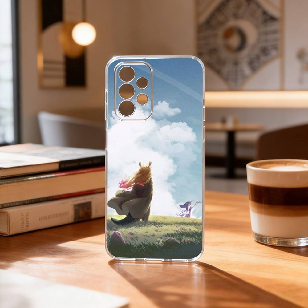 D-Dragon Maid Tohru Ilulu Phone Case For Samsung S25,S24,S21,S22,S23,S30,Ultra,S20,Plus,Fe Transparent Cover