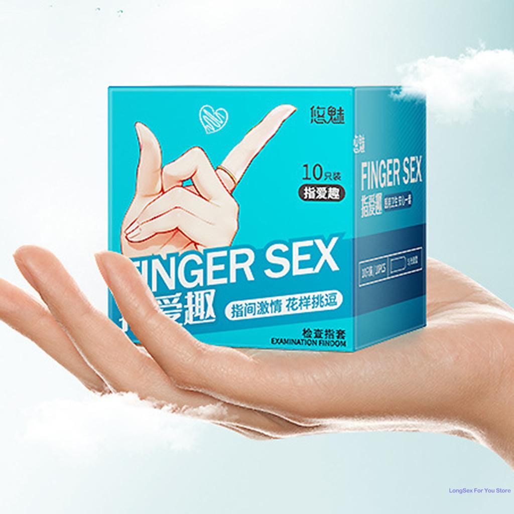 Латексный стимулятор клитора, рукав для пальцев, секс-игрушки для пар, высокоэластичный вагинальный стимулятор, напальчники, удлинитель для пальцев для лесбиянок