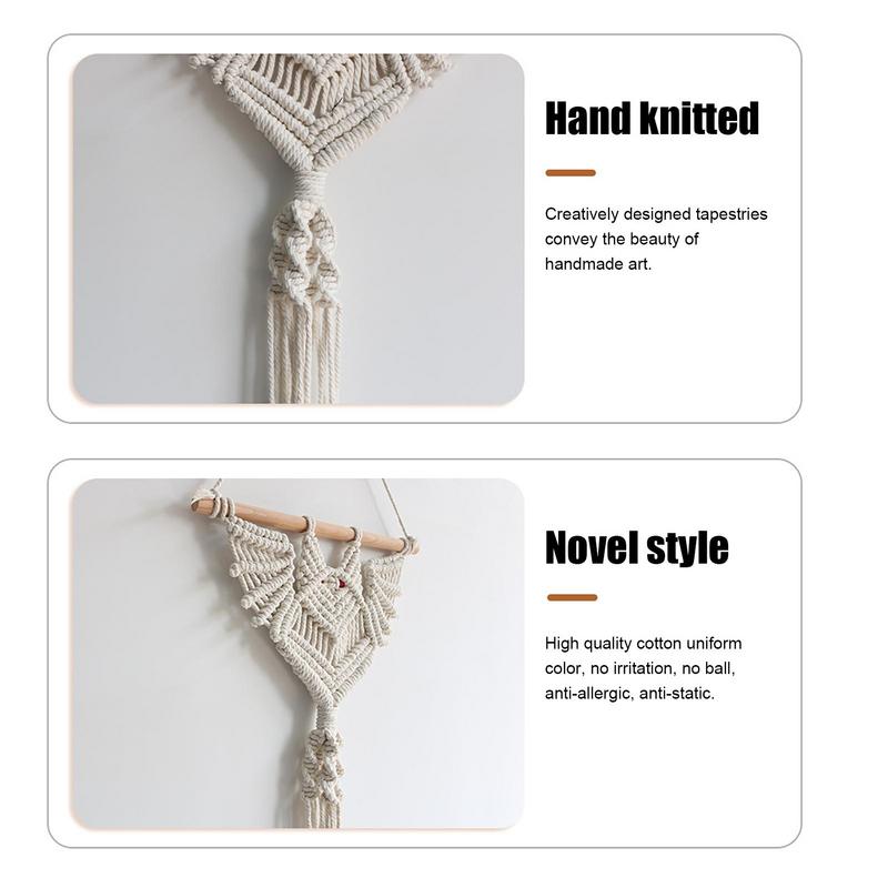 Готическая летучая мышь, подвесной плантатор, тканая летучая мышь, подвесной гобелен, сочный горшок, воздушный держатель для растений, домашний декор, украшение для любителей растений, подарки