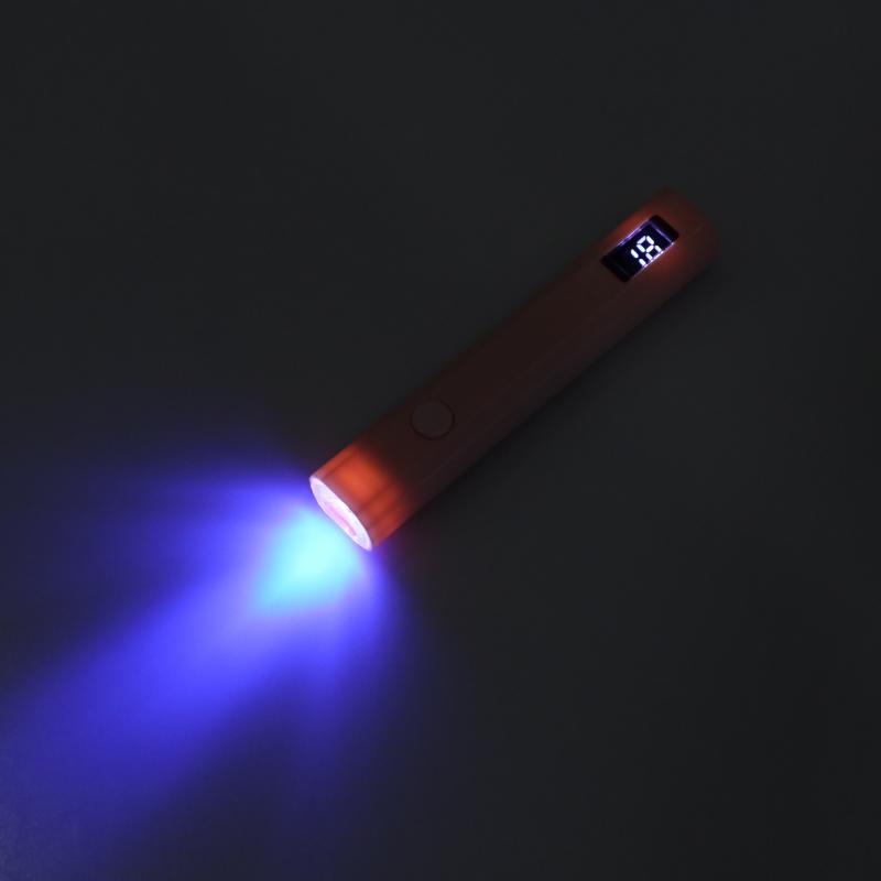 1 Набор Заряжаемая Машинка для Сушки Ногтей УФ Светодиодная Лампа для Ногтей Таймер Дисплей Ручная Мини Лампа для Ногтей Семейная Быстрая Сушка Фонарик Ручка