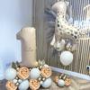 42Pcs/Set Giraffe Animals Balloons Jungle 32 Inches Number Balloon Baby Birthday Party Decoration Baby Shower
