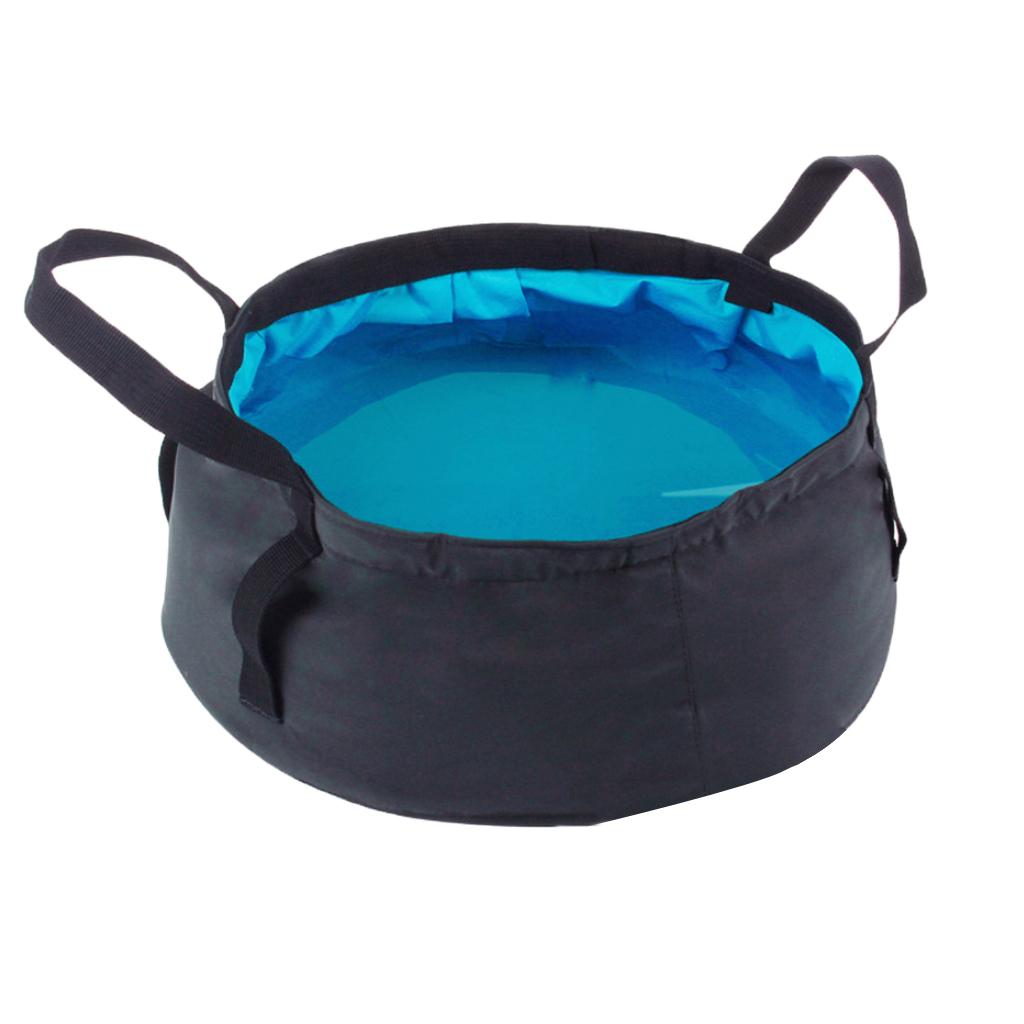 Outdoor Folding Wash Basin Water Container Bucket 8.5L for Picnic Travel Hiking