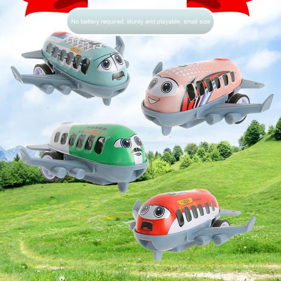 12Pcs Pull Back Wind-up Airplane Toy Educational Spring Clockwork Aircraft Toy Toddlers