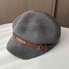 New hollowed out star anise bud hat women's summer travel versatile sunscreen straw hat British short edge cap