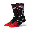 Unisex Gothic Retro Rose Skull Jacquard Cotton Mid-Tube Trendy Socks