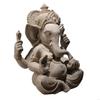 62KD Ручная работа Песчаник Ганеши Будды Статуэтка слона для украшения дома и офиса