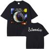 Graphic Rock Band T-Shirt EXTREMODURO Tour 2025, Hip Hop Short Sleeve Men's and Women's T-Shirt, Oversized Casual T-Shirt