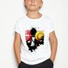 Summer Boys/Girls Casual Kawaii Cartoon Cotton Japanese Anime One Piece Kids 2-12 Year Short Sleeve T-shirt
