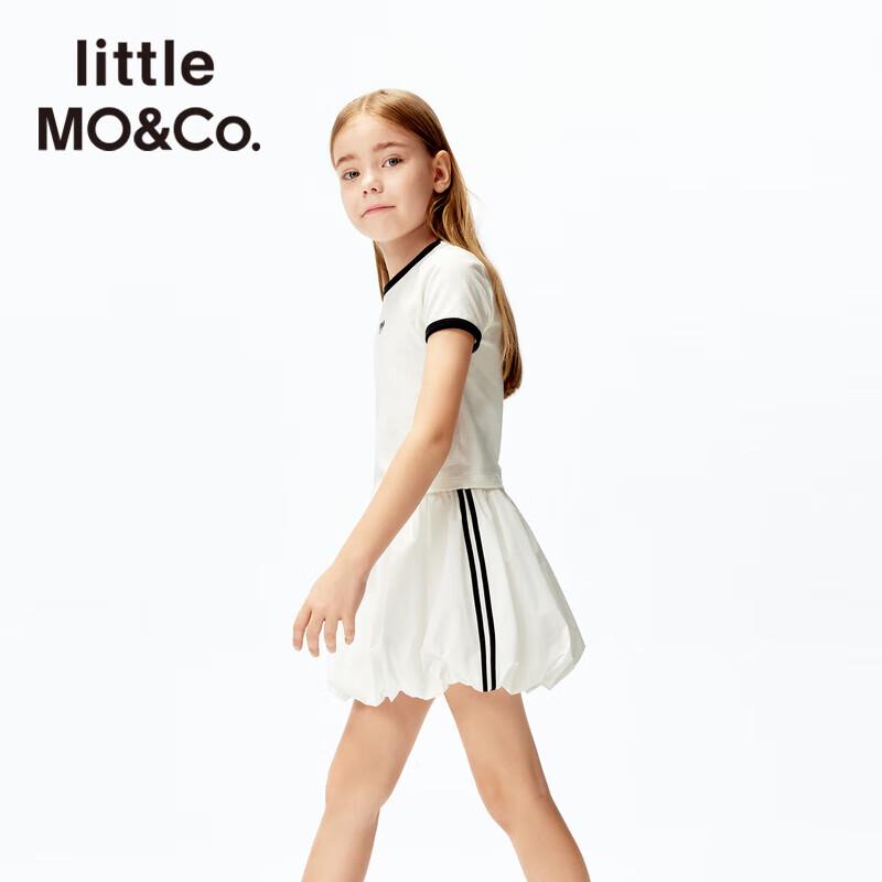 little MO&Co. Bacteriostatic Girls' Slim-Fit Short Sleeve T-Shirt