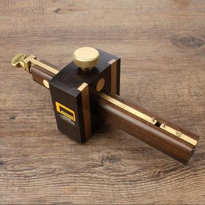 Роскошный британский индонезийский черный + чистый медный износостойкий плотницкий столярный инструмент 8 дюймовый режущий винт калибр скребок чертилки