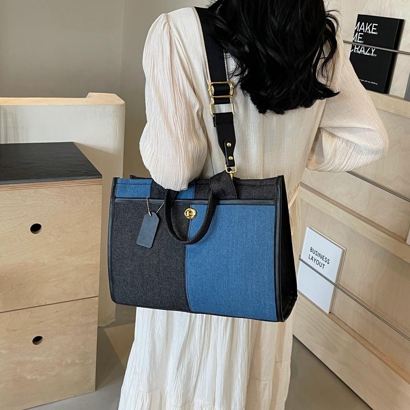 Women's Denim Crossbody Bags Large Capacity Women's Bags Large Shoulder Bag Designer