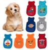 Pet Clothes Super Soft Decorative Polyester Puppy Cartoon Print Ultra-Thin Vest Apparel for Outdoor