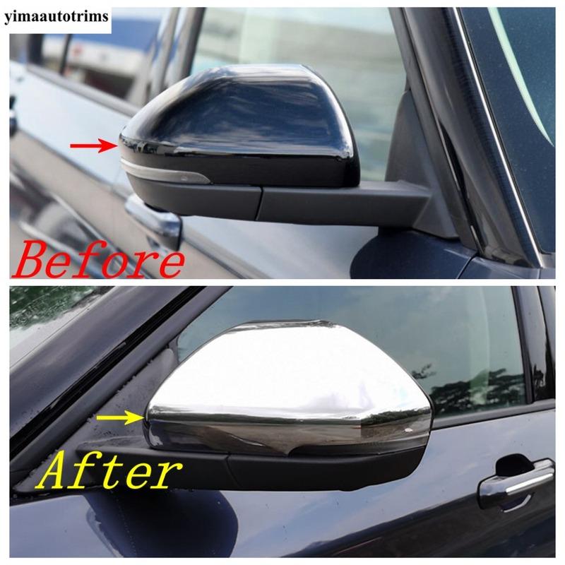 Rearview Mirror Cap Strip Decoration Cover Trim For Ford Explorer - ABS Chrome / Carbon Fiber Accessories Exterior