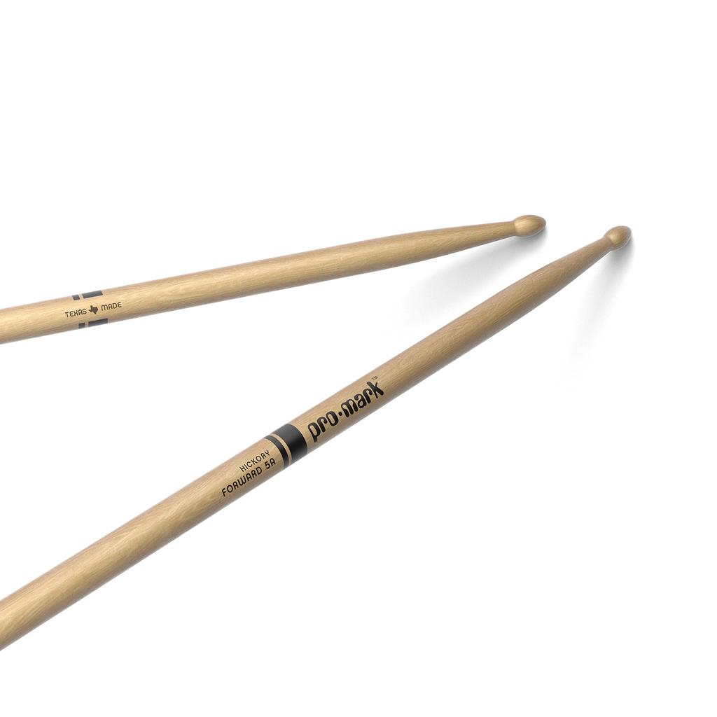 PROMARK TX5AW Hickory 5A Drumsticks, Wood Tip, 406 x 14 mm