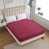 Однотонный чехол для кровати без наволочки Однотонный чехол для матраса Защитная прокладка для кожи Стирающаяся простыня на резинке Латексный коврик