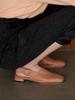 Nontheless Square Toe Slingback Taupe N-183/Tp