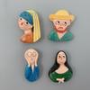 World Famous Painting Refrigerator Magnet Home Office Kitchen Locker Fridge Resin 3D