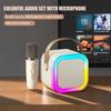Bluetooth-compatible Mini Karaoke Machine with Microphone 5 Sound Effects High Power Compact Portable Karaoke Speaker Set