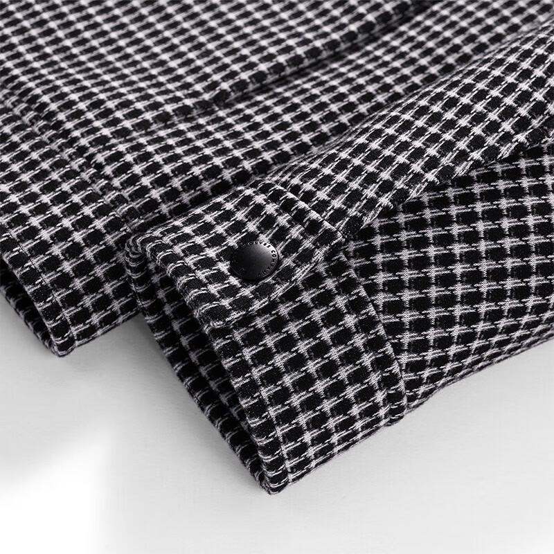 SEPTWOLVES Мужской пиджак в клетку из смесовой шерсти в стиле business casual
