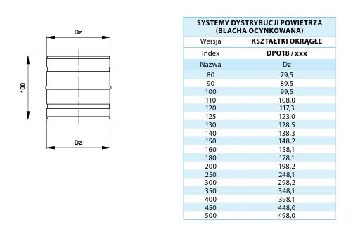 GALVANIZED CONNECTOR 300MM - ZLA 300