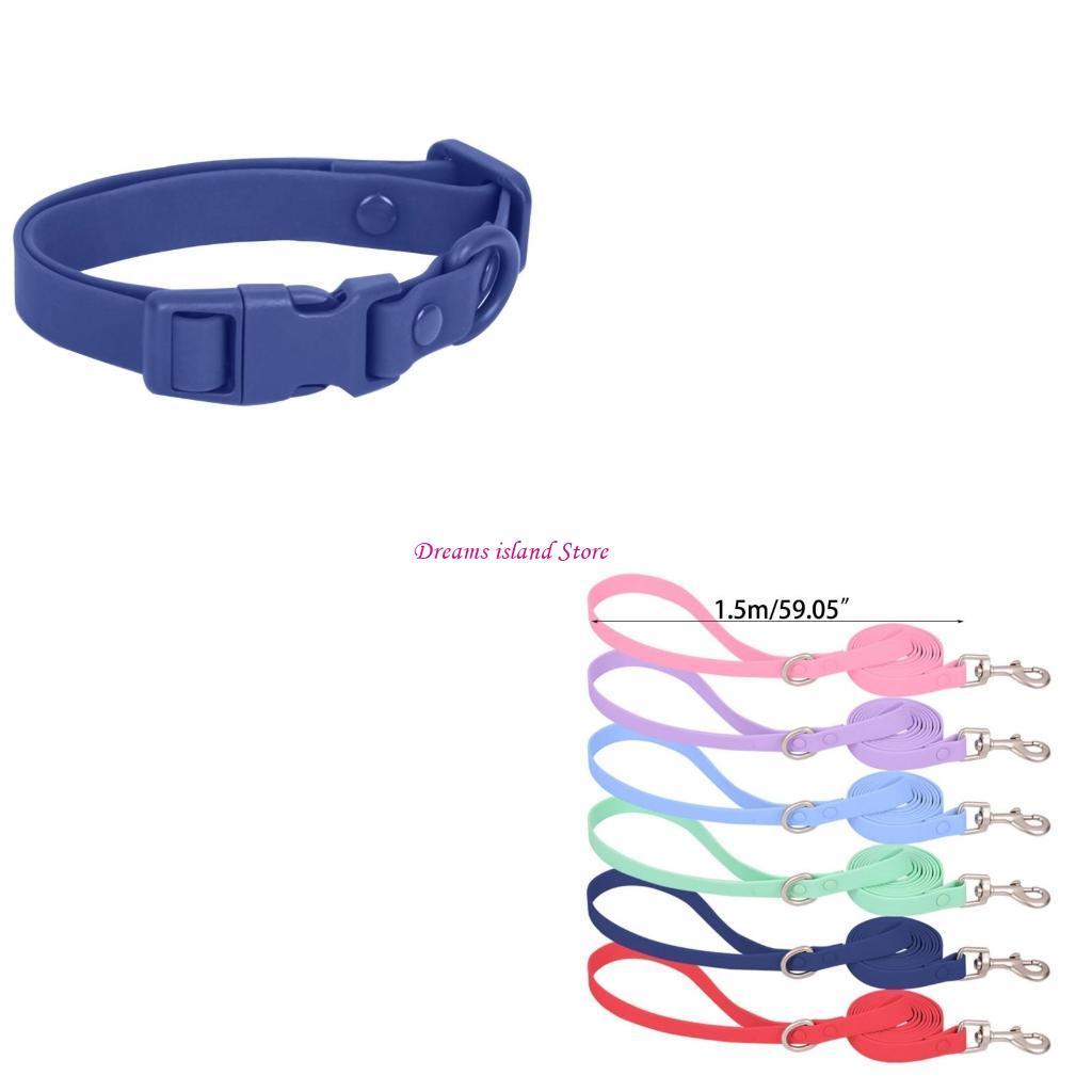 Anti-Escape Dogs Collar Macaron Color Adjustable Dog Training Collar for Walking HX6C