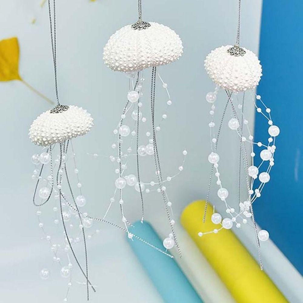 DIY Sea Shell Wind Chimes Easy to Catch Sunlight Capture Collector Jellyfish Prism Pendant Party