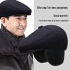 Elderly Winter Duckbill Hat with Ear Protection - Versatile, Thickened, Plus Velvet