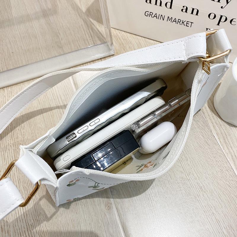 Женская сумка через плечо с вышивкой 2022 года: Шикарный мобильный телефон и подарочный пакет