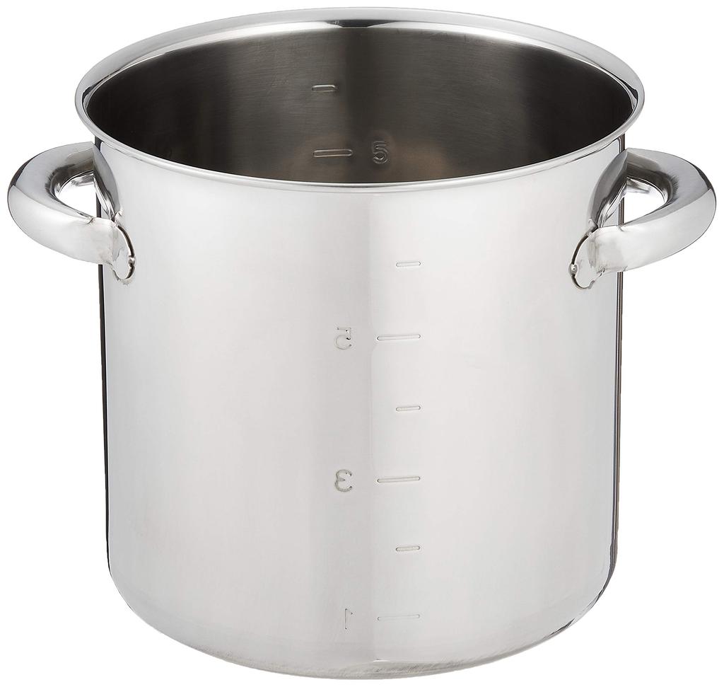 EBM Molybdenum II Pot 21cm Without Lid (with Scale)
