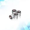 CJOZW1 4Pcs Car Wolfsburg Badge Wheel Tires Valve Caps Tyre Valve Stem Covers For VW Volkswagen Touareg Tiguan Golf MK4 MK5 MK6 MK7