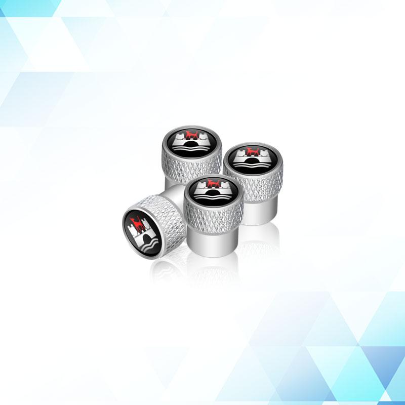 CJOZW1 4Pcs Car Wolfsburg Badge Wheel Tires Valve Caps Tyre Valve Stem Covers For VW Volkswagen Touareg Tiguan Golf MK4 MK5 MK6 MK7