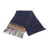 Scarf Navy/Brown Wool/cashmere Women
