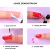 Антифриз для ногтей Латексная отшелушивающая жидкость Soak Off Tape Cuticle Guard Pink Cuticle Protector Nails