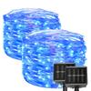 Waterproof LED String Lights X 2 X 100 200 LED Fairy String 10m X 8 Waterproof and Perfect for Christmas New and Christmas Decorations X Solar-Powered