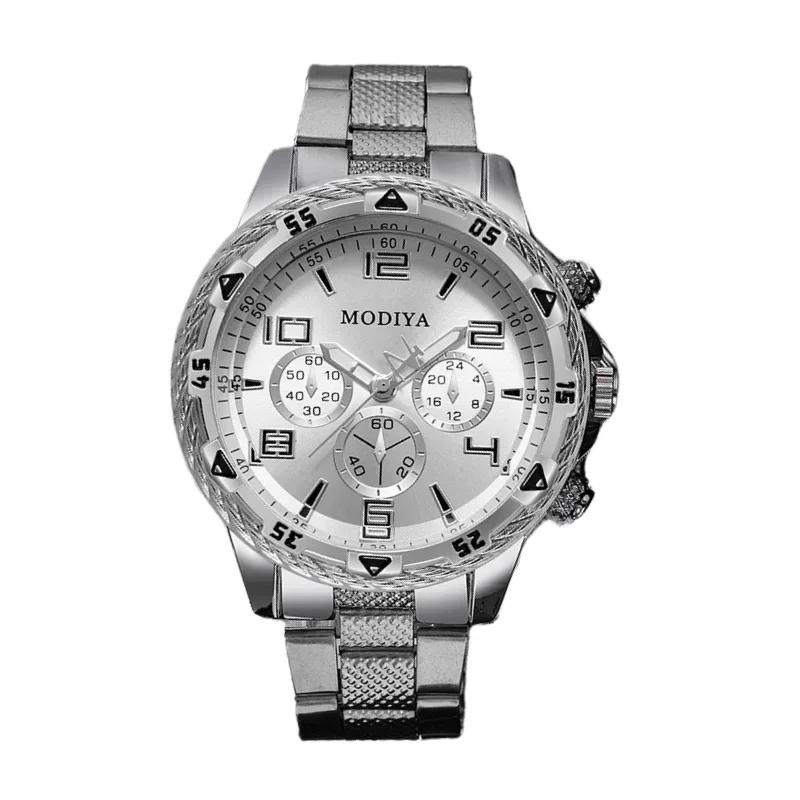 Оригинальные мужские часы класса люкс бизнес большой циферблат из нержавеющей стали кварцевые часы для деловой активности встречи