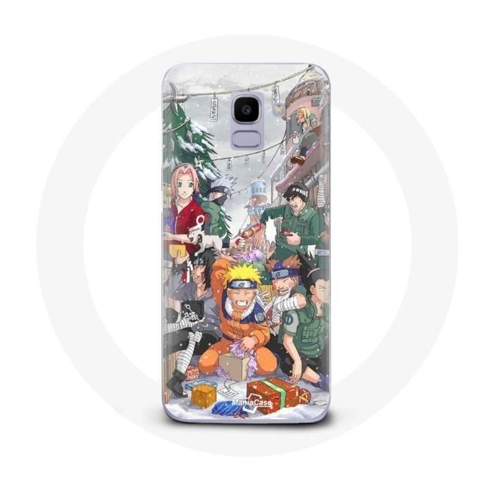Coque pour Samsung Galaxy A8 2018 Naruto Christmas Day Anime Manga