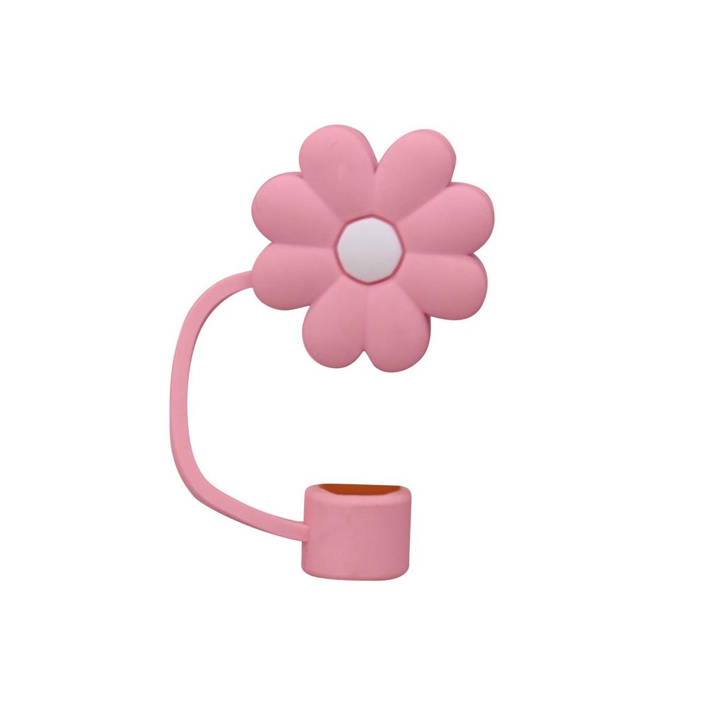 Straw Cover Cap For Cup, Silicone Straw Topper Compatible With Cup Tumbler With Handle,Straw Tip Covers For Cups Accessories