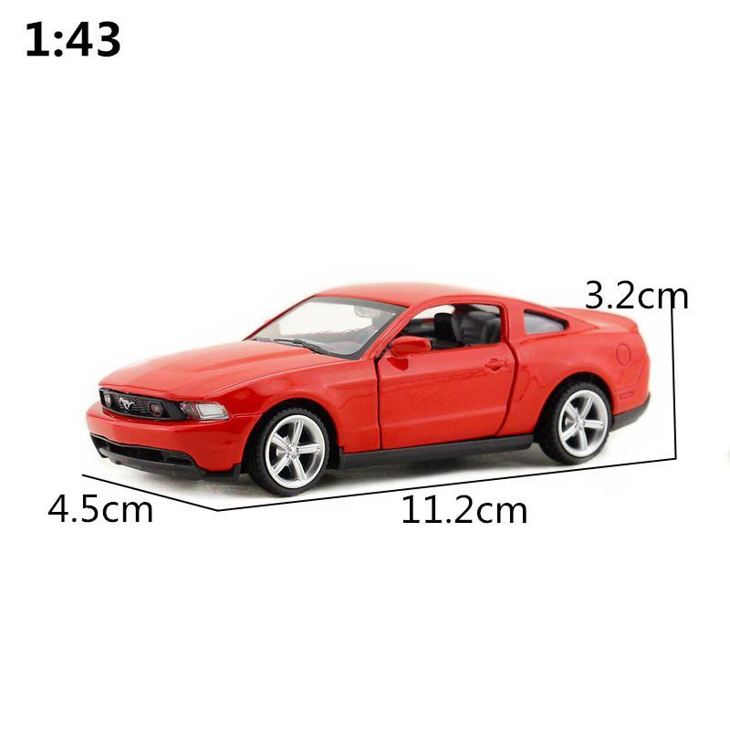 Сплавная модель автомобиля Ford Mustang Gt Маслкар для детской игровой комнаты
