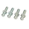 4Pcs 10mm   Studs 5Celsius16‑18 Thread High Hardness Rugged Stable   Studs Washers Kit for Tool Boxes RVs Cars