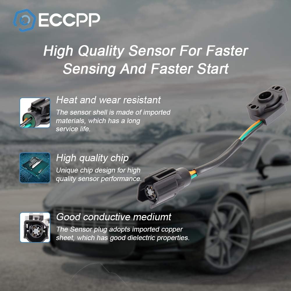 ECCPP Throttle Position Sensor TPS - Fit for Ford Bronco, F-150, F-250, F-350, E-150, E-250, E-350 Econoline & Club Wagon - 12339051, 12339049