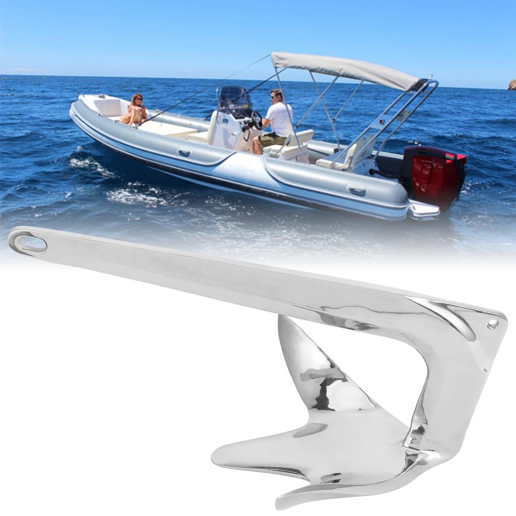 Крюк-кошка Claw Force из нержавеющей стали 316, 11 фунтов 5 кг для шлюпки, каяка, яхты, морской