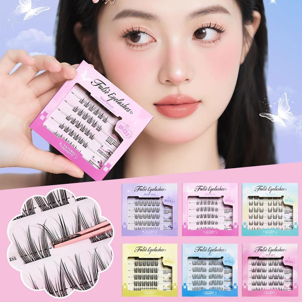 False Eyelashes Without Glue, Natural-looking False Eyelashes, 3D False Eyelashes Without Adhesive, Black Lashes With Strong Adhesion In 1 Second