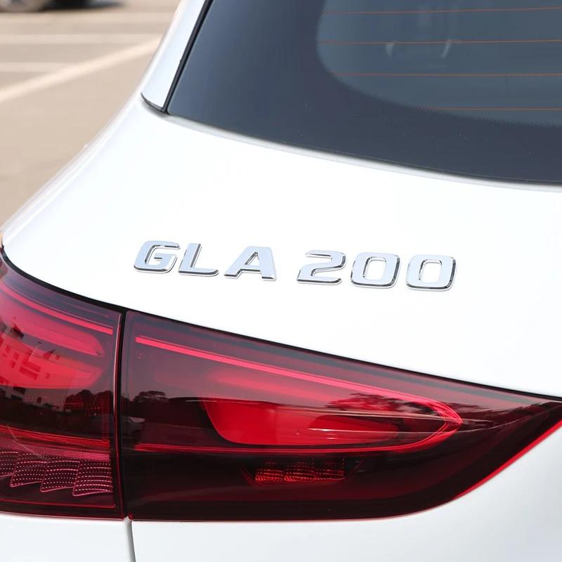 BKS2 Car Tail Trunk Letters Logo Emblem Badge Sticker Mercedes Benz GLA Class 4MATIC X156 H247 45 GLA250 GLA200 GLA220d GLA250e