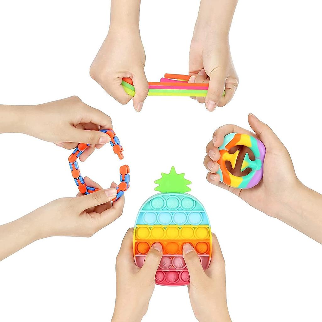(H0826)Инструменты для снятия стресса и беспокойства для детей и взрослых, набор игрушек для снятия стресса