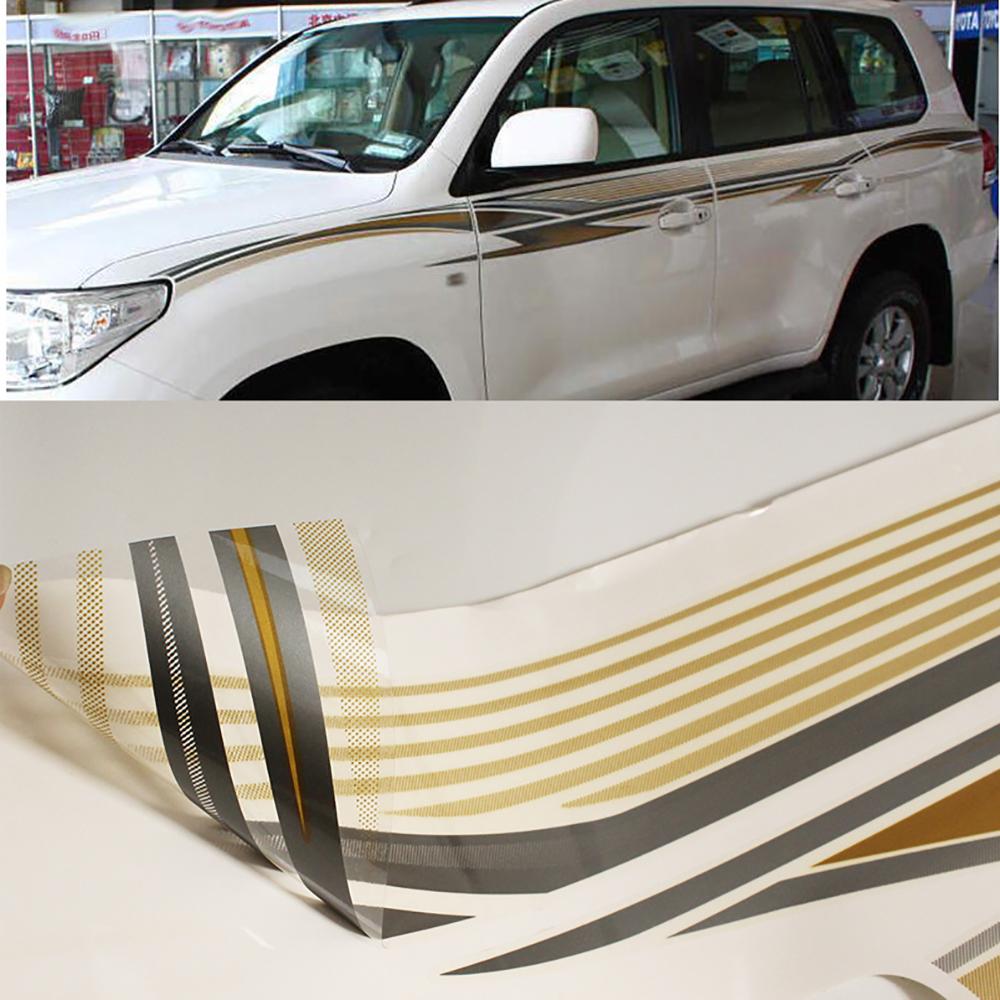 Автомобильная наклейка, модная для Toyota Land Cruiser 200 LC200 2008-2015, виниловая наклейка на кузов автомобиля, гоночная спортивная наклейка, наклейка на голову автомобиля
