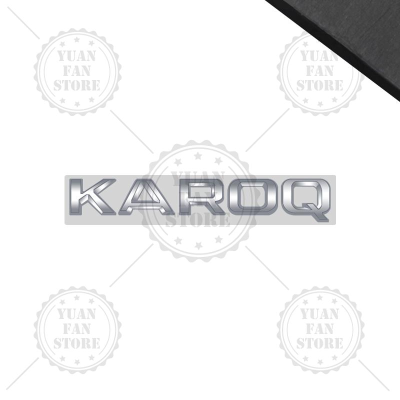 ABCDGG1 Bright Silver For Skoda Kodiaq Karoq Kamiq Superb Octavia Rapid 4X4 Fabia Yeti Metal Badge 3D Stickers Car Trunk Body Decal
