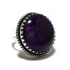 Sage Amethyst Handmade 925 Sterling Silver Jewelry Ring Size 8 u5A07